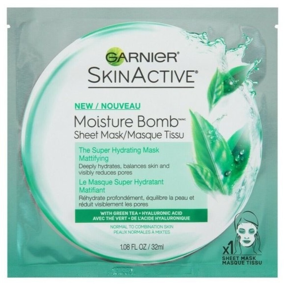 4) Garnier Moisture Bomb Mattifying Face Mask